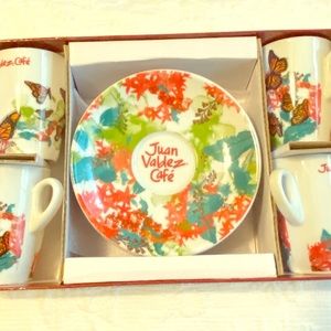 Juan Valdez Cafe Tinto Demitasse Set for 4